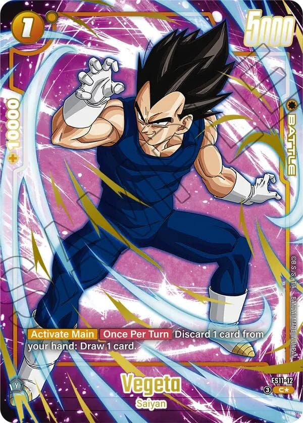 Vegeta - FS11-12 (Gold) — Starter Deck EX: The Phase of Evolution card