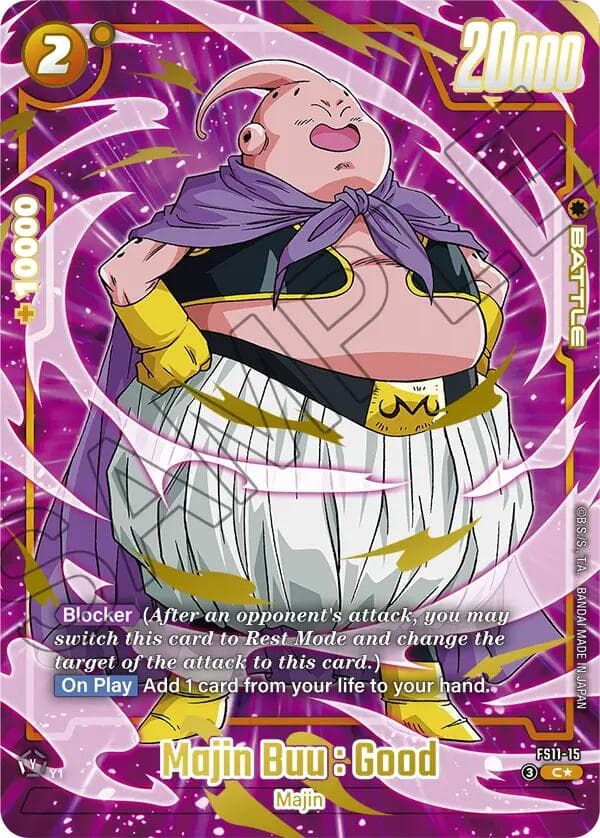 Majin Buu : Good (Gold) — Starter Deck EX: The Phase of Evolution card