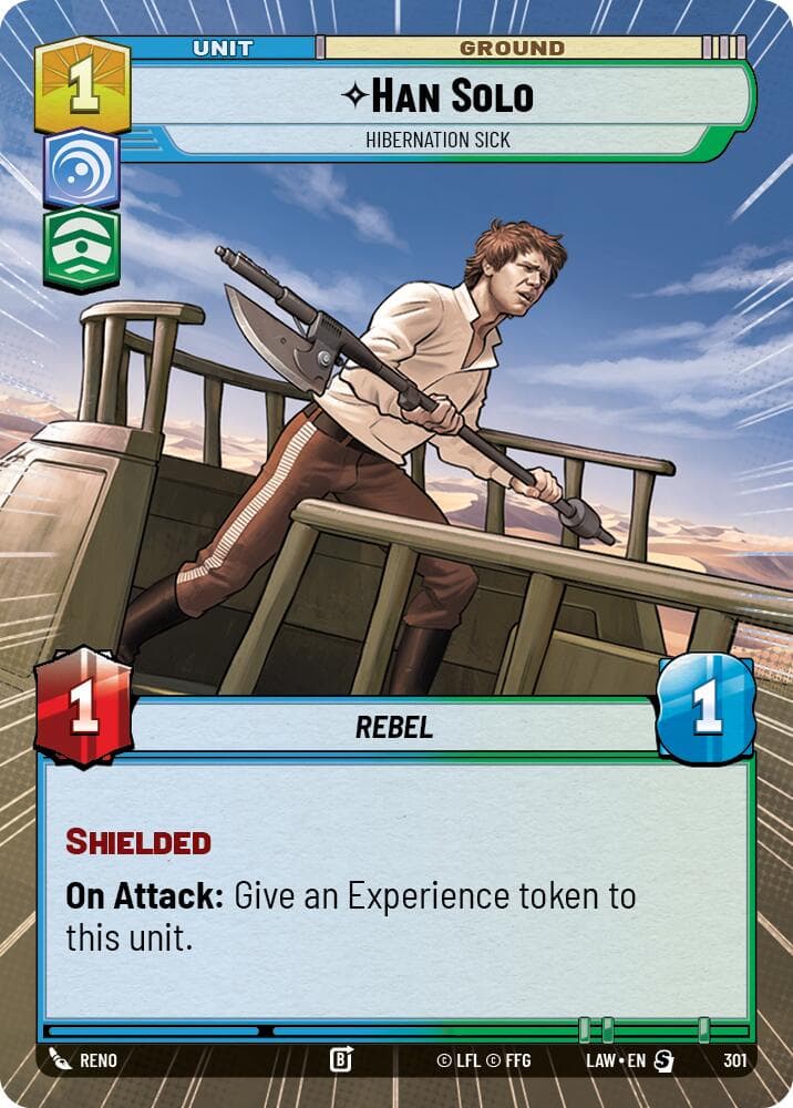 Han Solo - Hibernation Sick (Hyperspace) — A Lawless Time card