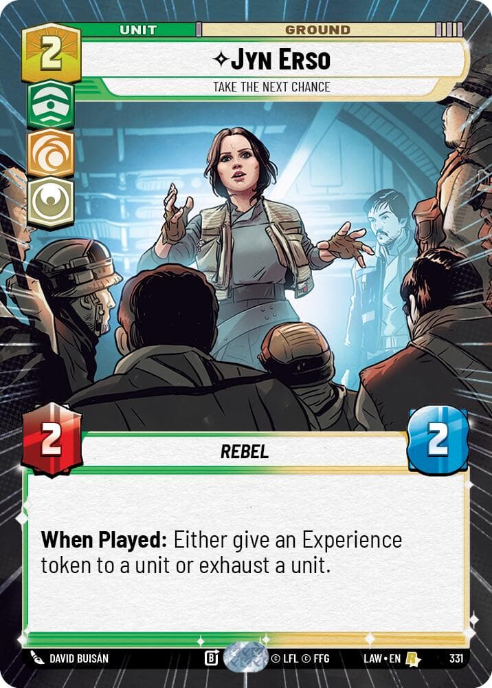 Jyn Erso - Take the Next Chance (Hyperspace) — A Lawless Time card