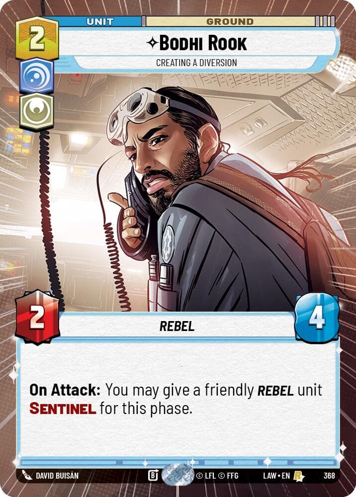 Bodhi Rook - Creating a Diversion (Hyperspace) — A Lawless Time card