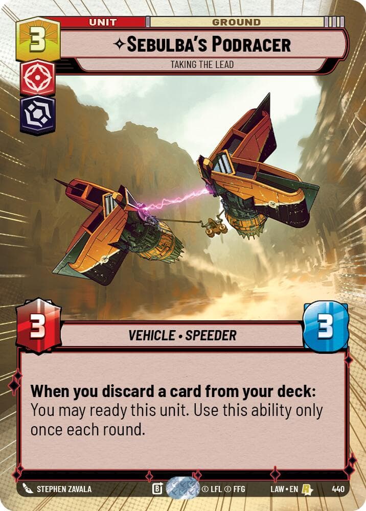Sebulba's Podracer - Taking the Lead (Hyperspace) — A Lawless Time card