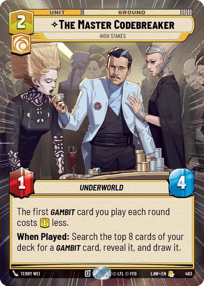 The Master Codebreaker - High Stakes (Hyperspace) — A Lawless Time card