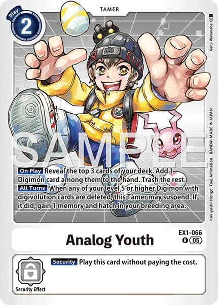 Analog Youth (Reprint) — Advanced Booster Digimon Generation card