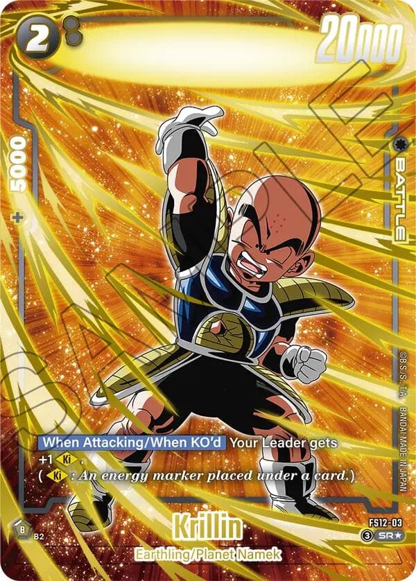Krillin - FS12-03 (Gold) — Starter Deck EX: The Beat of Ki card