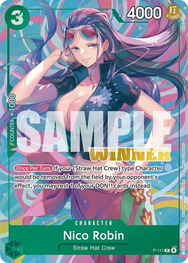 Nico Robin (Heroines Battle Winner Pack) — One Piece Promotion Cards card