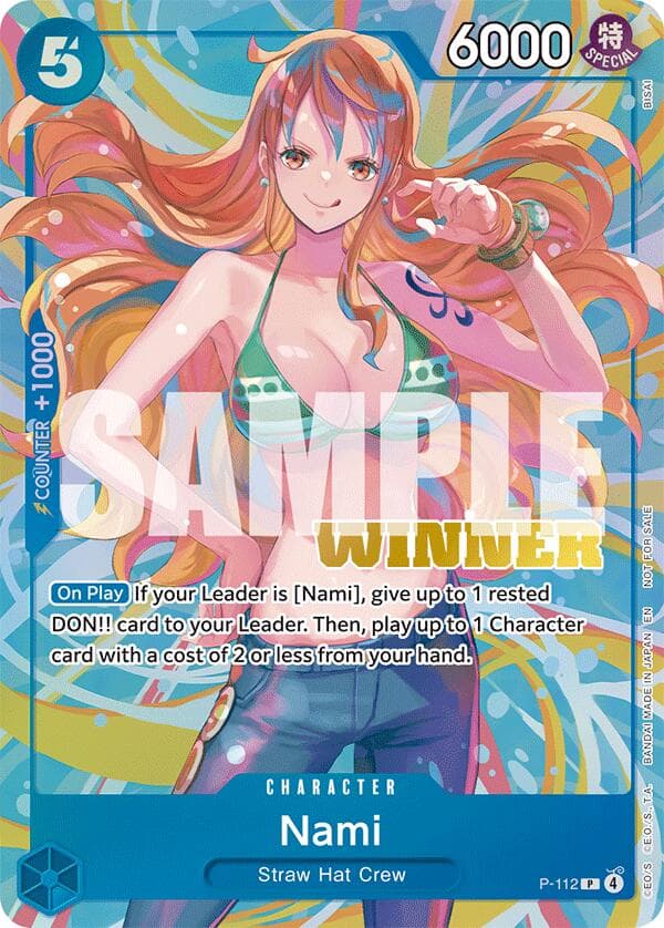 Nami (Heroines Battle Winner Pack) — One Piece Promotion Cards card