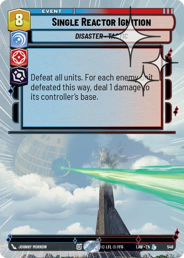Single Reactor Ignition (Hyperspace Foil) — A Lawless Time card