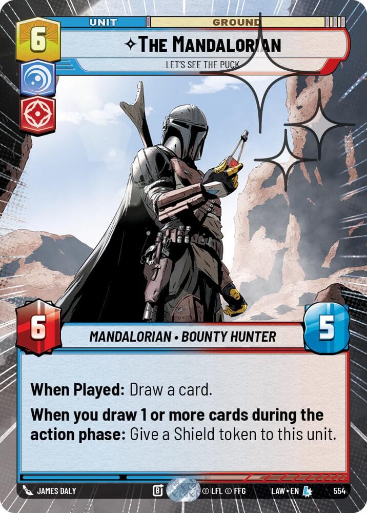 The Mandalorian - Let's See The Puck (Hyperspace Foil) — A Lawless Time card