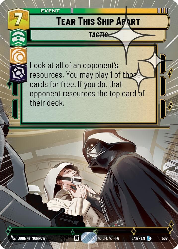 Tear This Ship Apart (Hyperspace Foil) — A Lawless Time card