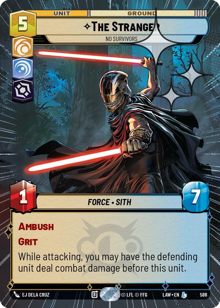 The Stranger - No Survivors (Hyperspace Foil) — A Lawless Time card