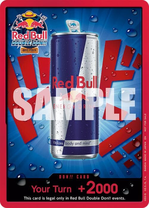DON!! Card (Red Bull Double Don!!) — One Piece Promotion Cards card