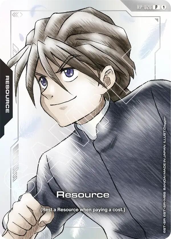 Resource (RP-026) (Premium Accessory Set - Mobile Suit Gundam Wing) — Promotional Resource Tokens card