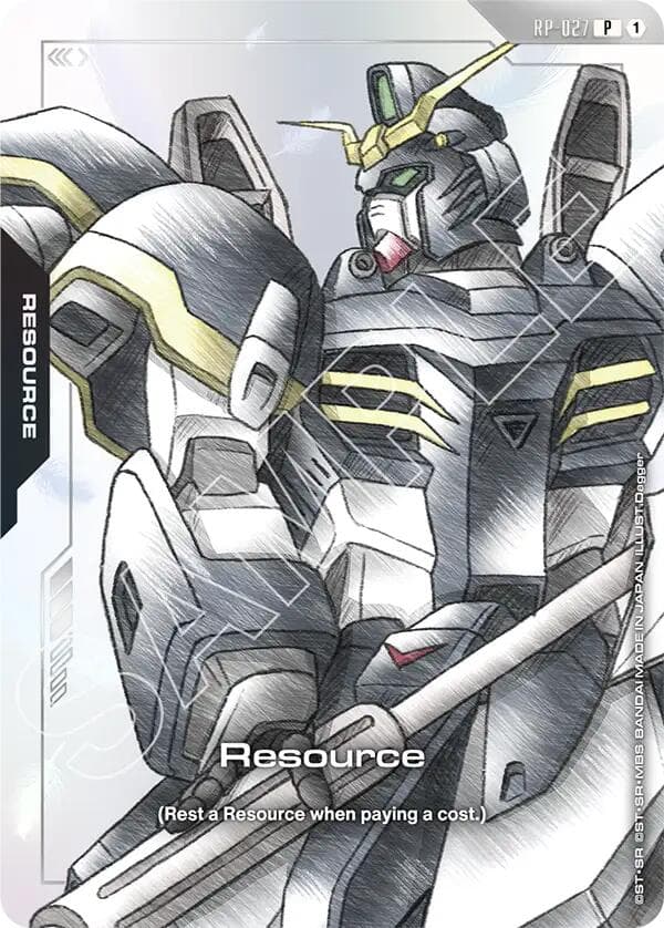 Resource (RP-027) (Premium Accessory Set - Mobile Suit Gundam Wing) — Promotional Resource Tokens card