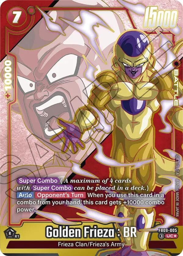 Golden Frieza : BR (Alternate Art) — Dual Evolution card