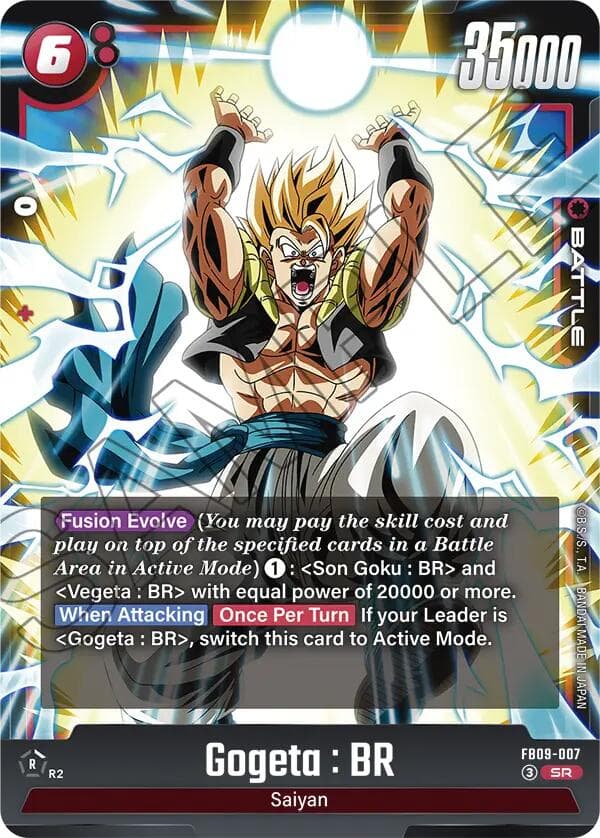 Gogeta : BR - FB09-007 — Dual Evolution card