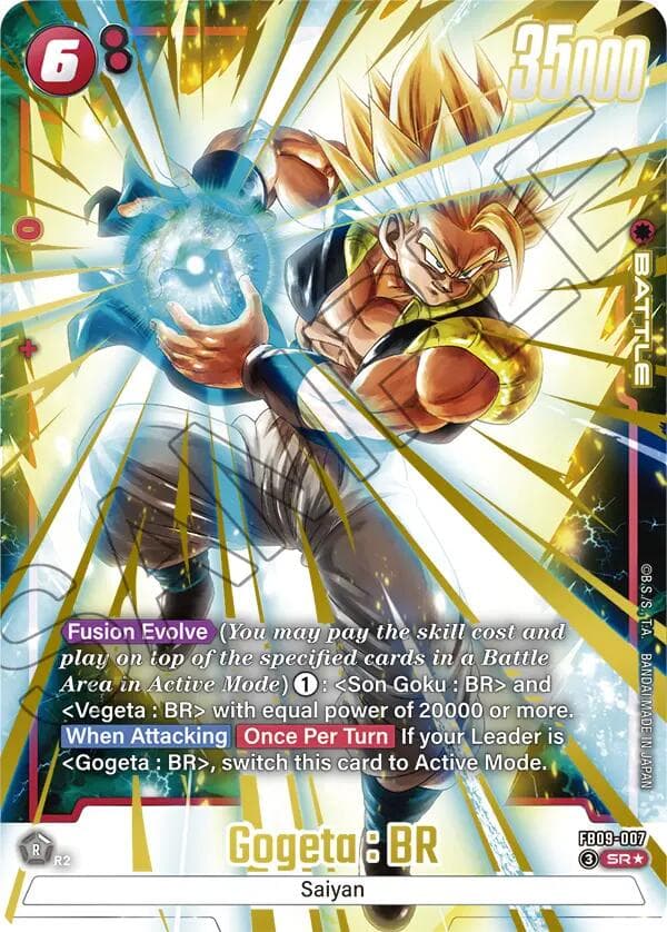 Gogeta : BR - FB09-007 (Alternate Art) — Dual Evolution card