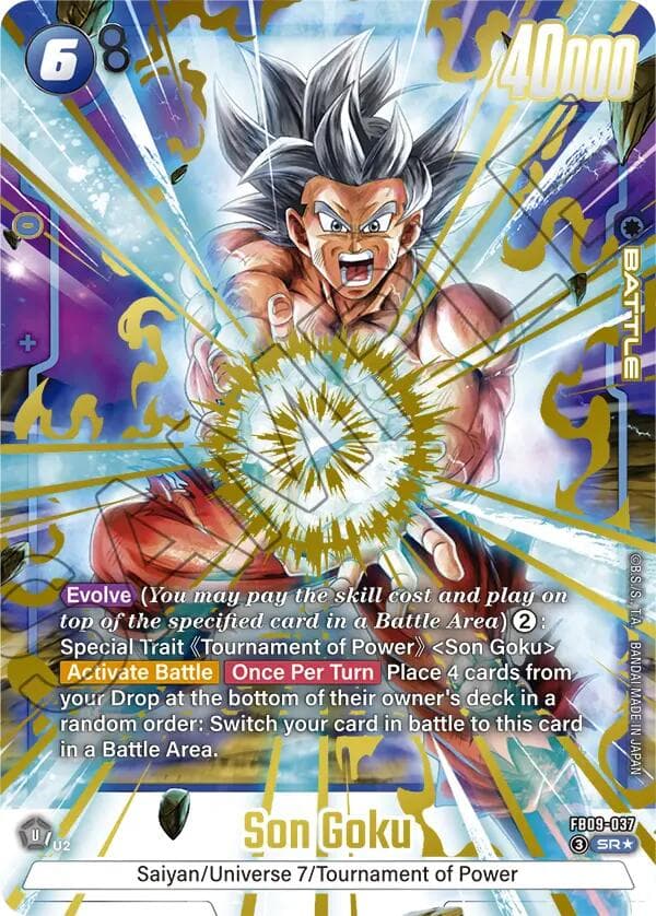 Son Goku - FB09-037 (Alternate Art) — Dual Evolution card