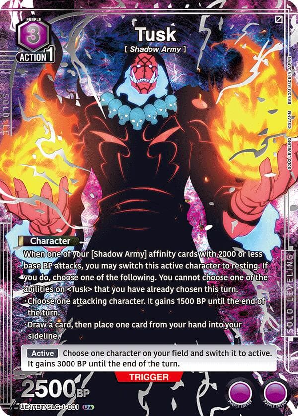 Tusk (U*) — UE17BT: SOLO LEVELING card