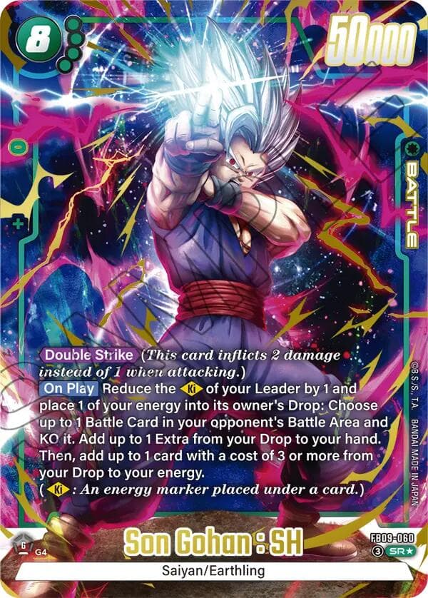 Son Gohan : SH - FB09-060 (Alternate Art) — Dual Evolution card