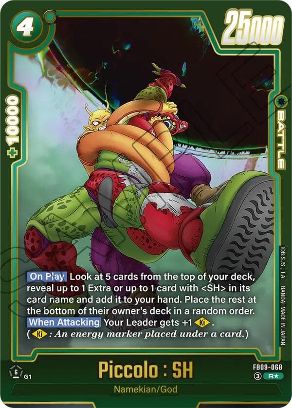 Piccolo : SH - FB09-068 (Alternate Art) — Dual Evolution card