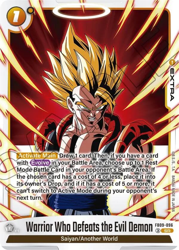 Warrior Who Defeats the Evil Demon — Dual Evolution card