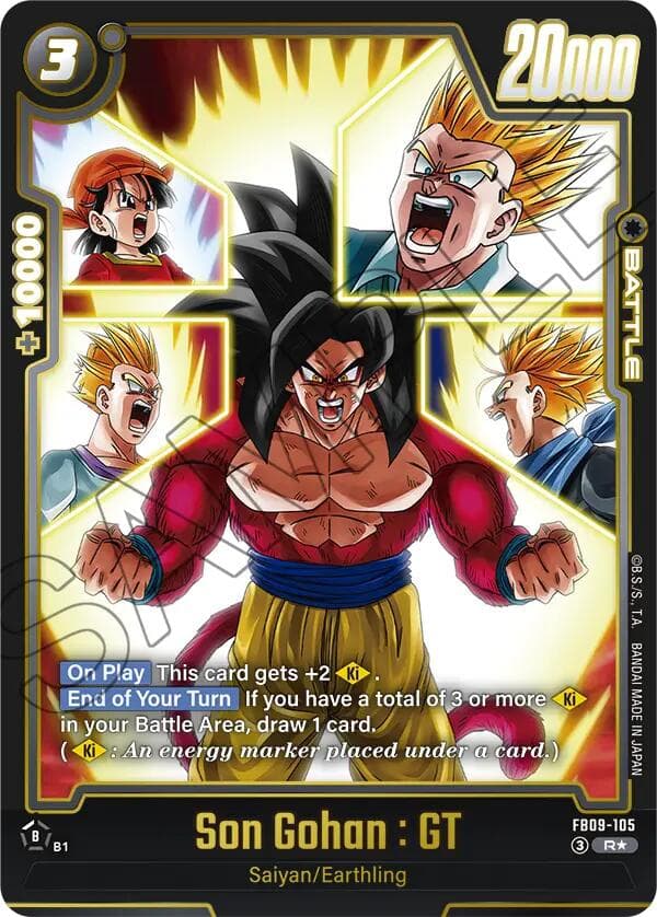 Son Gohan : GT - FB09-105 (Alternate Art) — Dual Evolution card