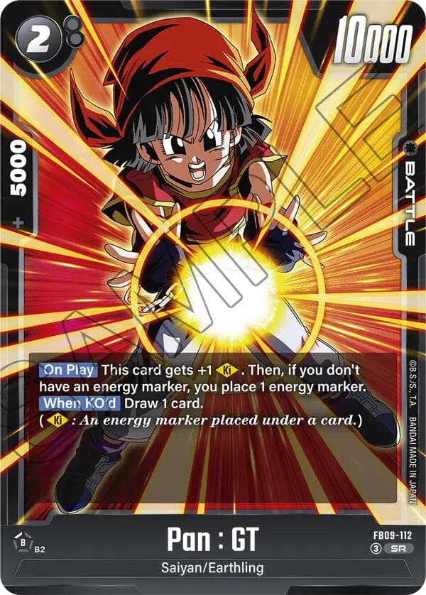 Pan : GT - FB09-112 — Dual Evolution card