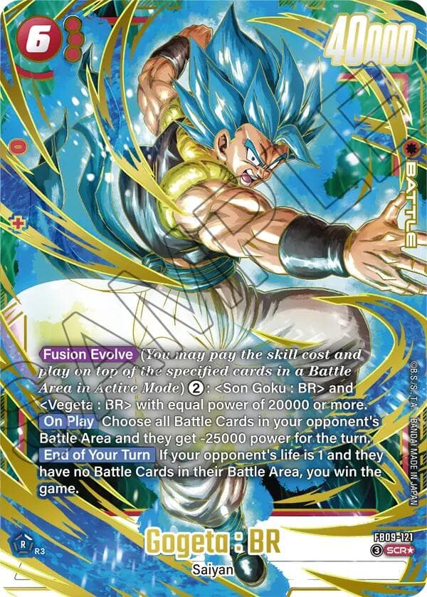 Gogeta : BR - FB09-121 (Alternate Art) — Dual Evolution card
