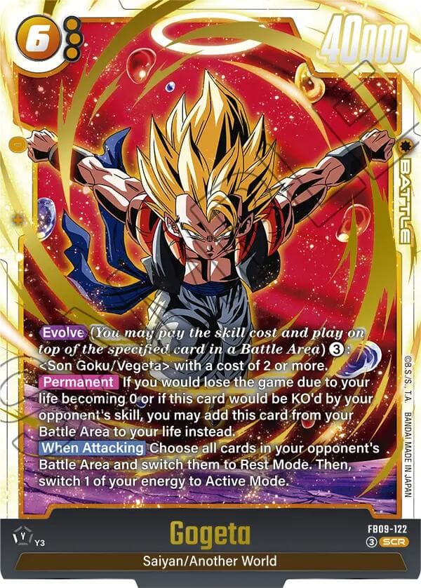 Gogeta — Dual Evolution card