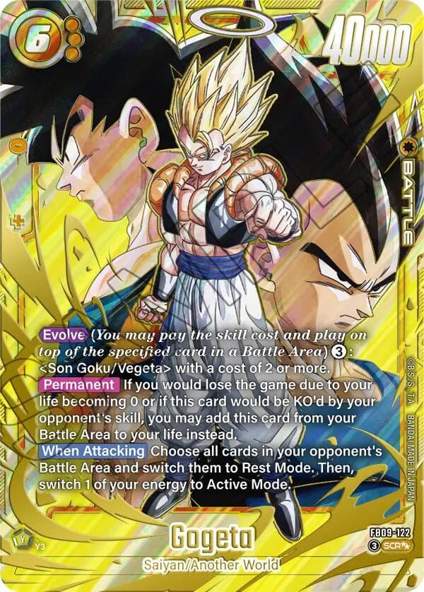 Gogeta (Super Alternate Art) — Dual Evolution card