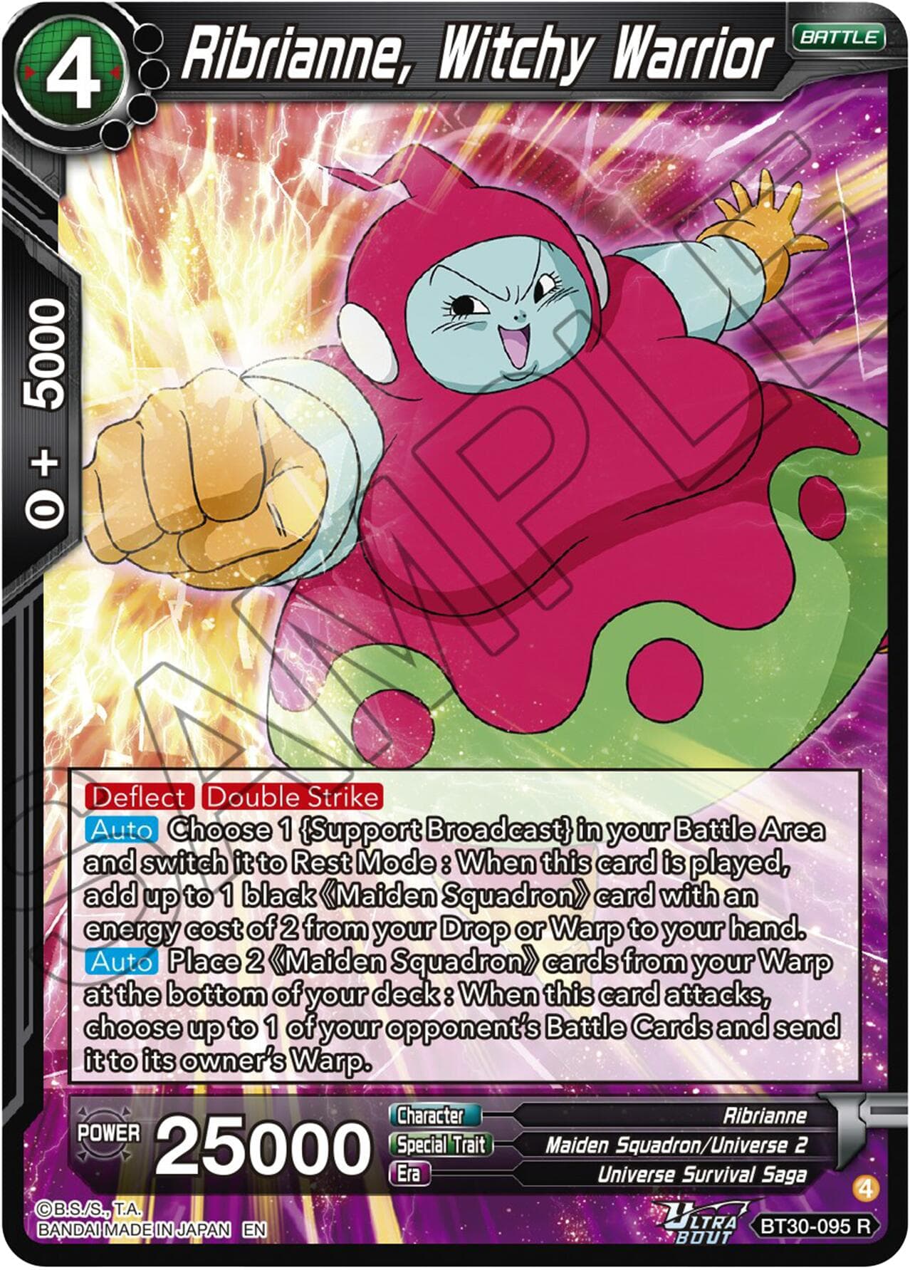 Ribrianne, Witchy Warrior — Three Glorious Fighters card
