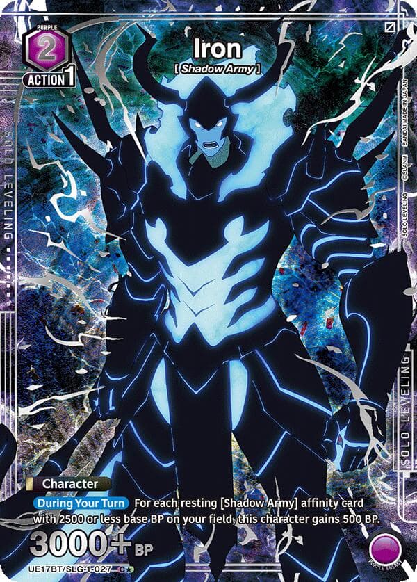 Iron (C*) — UE17BT: SOLO LEVELING card