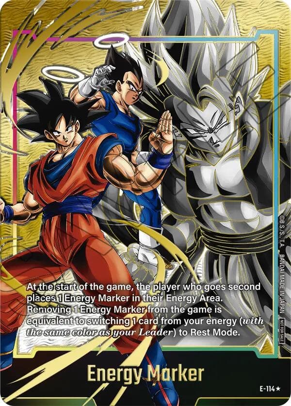 Energy Marker (E-114) (Gold) — Fusion World Energy Markers card