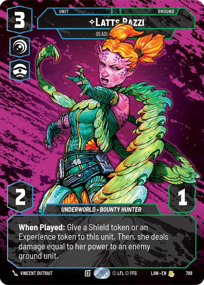 Latts Razzi - Deadly Whipmaster (Prestige) — A Lawless Time card