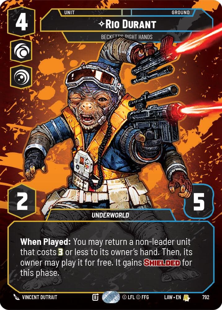 Rio Durant - Beckett's Right Hands (Prestige) — A Lawless Time card