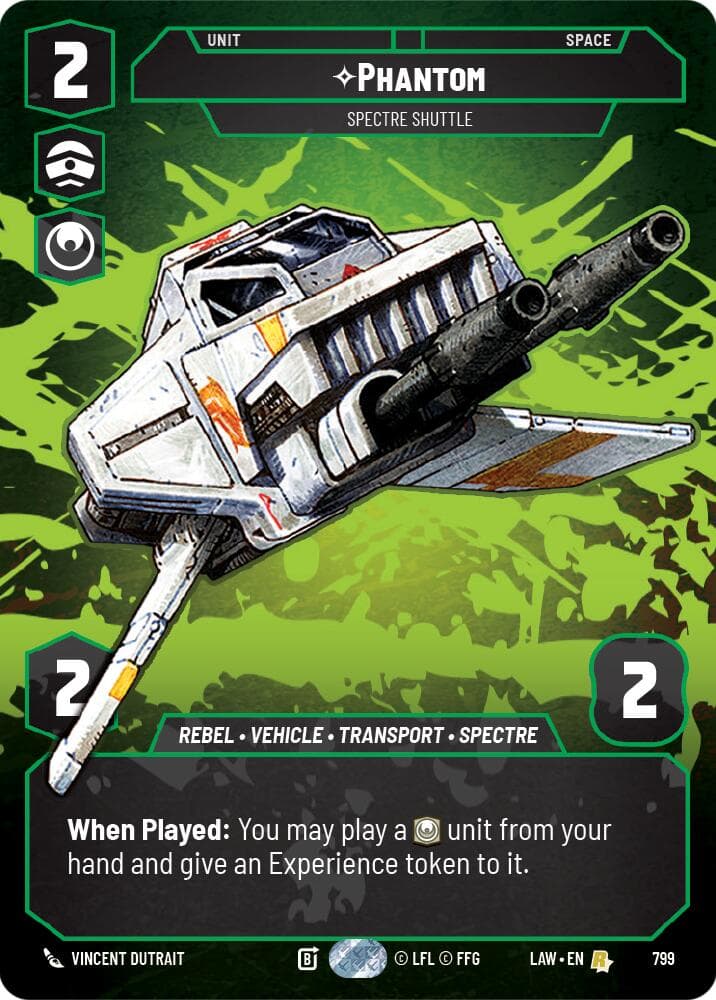 Phantom - Spectre Shuttle (Prestige) — A Lawless Time card