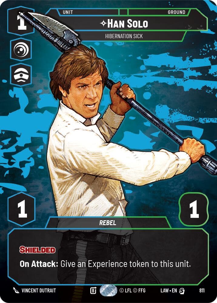 Han Solo - Hibernation Sick (Prestige) — A Lawless Time card