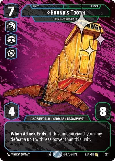 Hound's Tooth - Hunters' Approach (Prestige Foil) — A Lawless Time card
