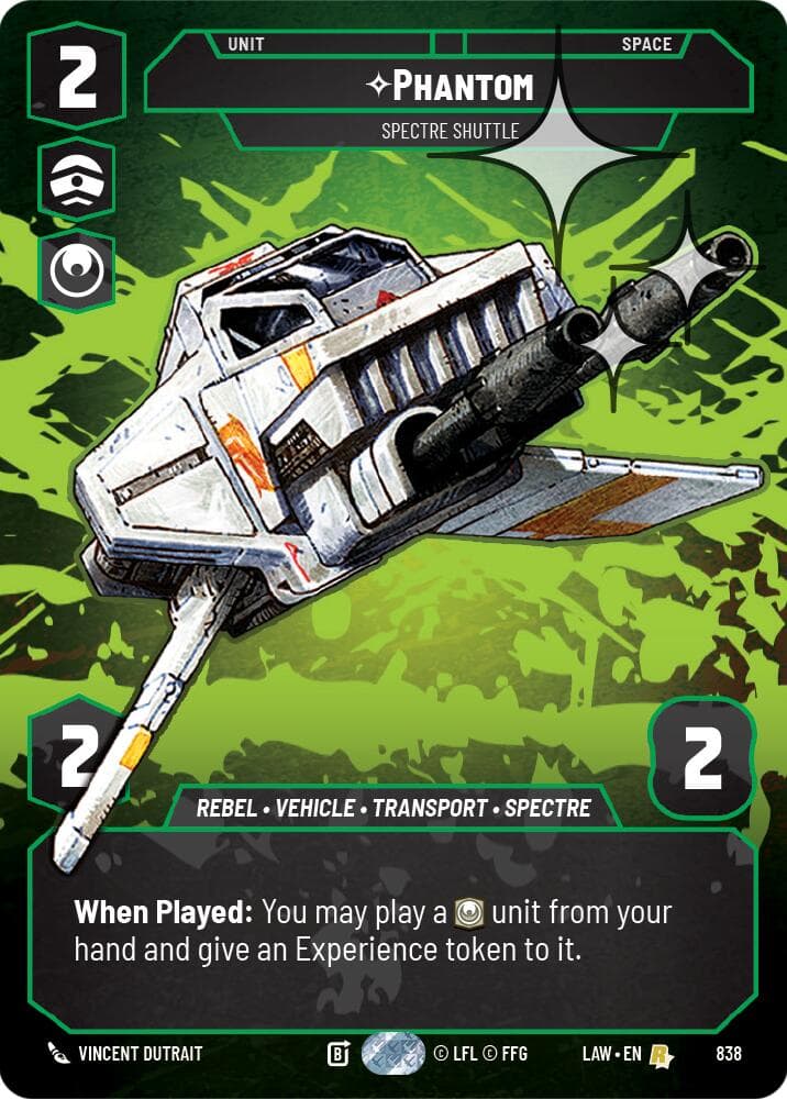 Phantom - Spectre Shuttle (Prestige Foil) — A Lawless Time card