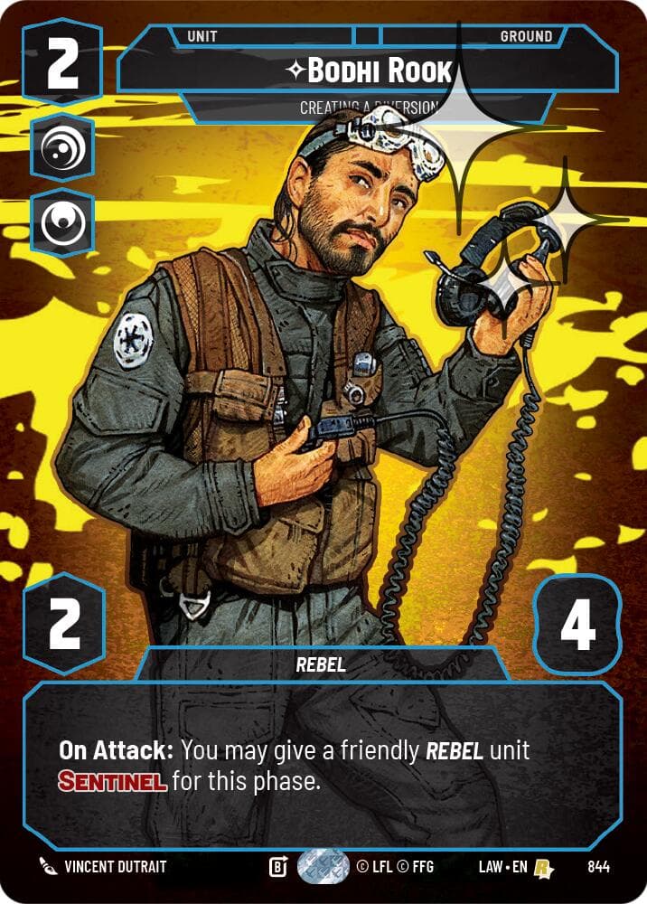 Bodhi Rook - Creating a Diversion (Prestige Foil) — A Lawless Time card
