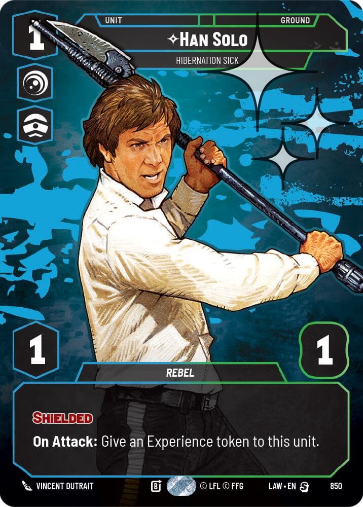 Han Solo - Hibernation Sick (Prestige Foil) — A Lawless Time card