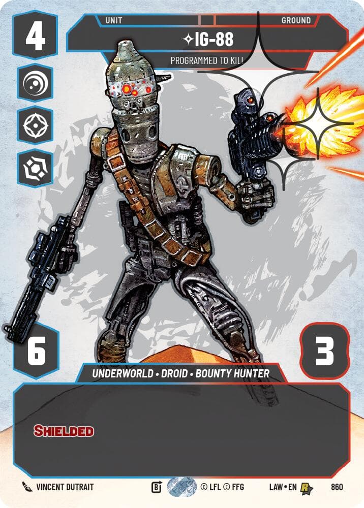 IG-88 - Programmed to Kill (Prestige Foil) — A Lawless Time card