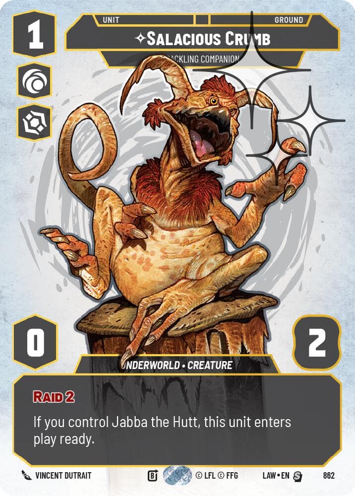 Salacious Crumb - Cackling Companion (Prestige Foil) — A Lawless Time card