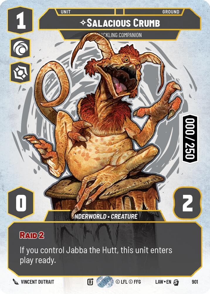 Salacious Crumb - Cackling Companion (Serialized) — A Lawless Time card