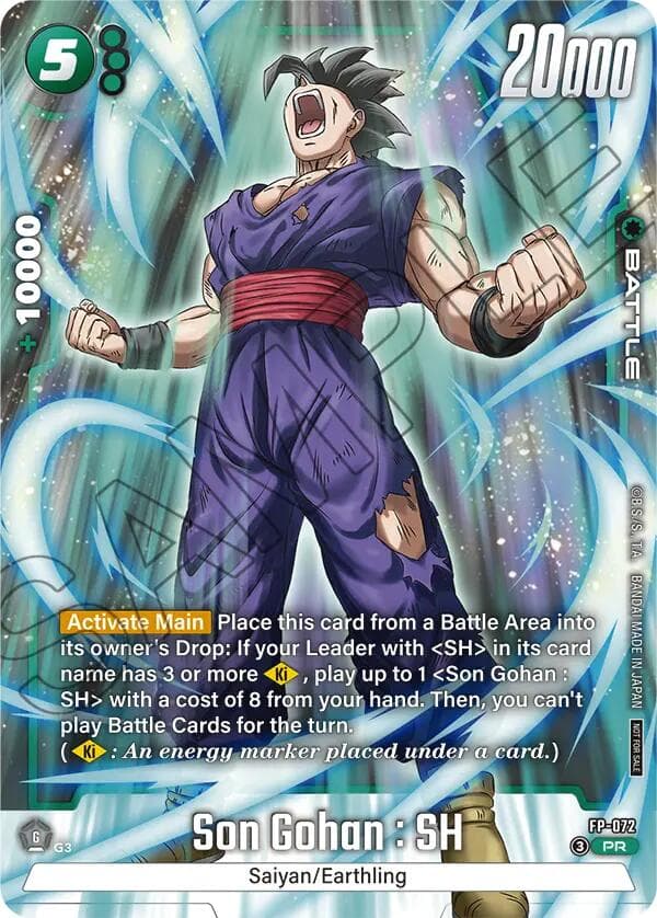 Son Gohan : SH - FP-072 (Tournament Pack 10) — Tournament and Championship Promos card