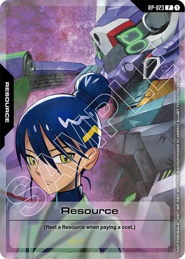 Resource (RP-023) (Mobile Suit Gundam GQuuuuuuX) — Promotional Resource Tokens card