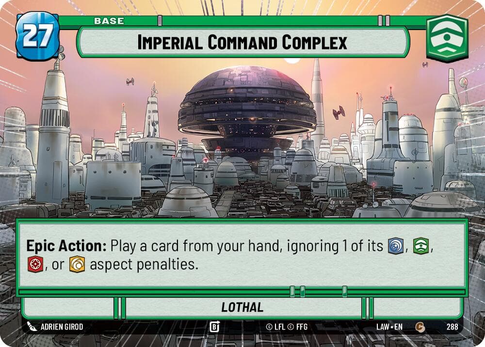 Imperial Command Complex // Shield (Hyperspace) — A Lawless Time card