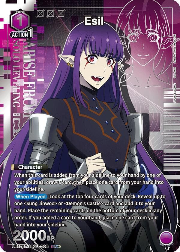 Esil (008) (SR*) — UE17BT: SOLO LEVELING card