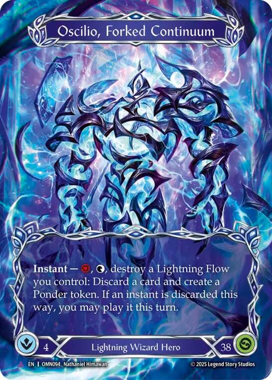 Oscilio, Forked Continuum (Marvel) — Omens of the Third Age card